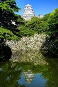 The Newly refurbished Main Keep of Himeji Castle, 2015.